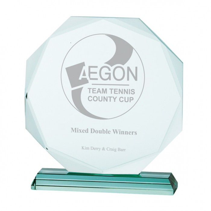 ASPIRE JADE GLASS AWARD - 200MM - AVAILABLE IN 4 SIZES